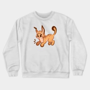 Cute Bobcat Drawing Crewneck Sweatshirt